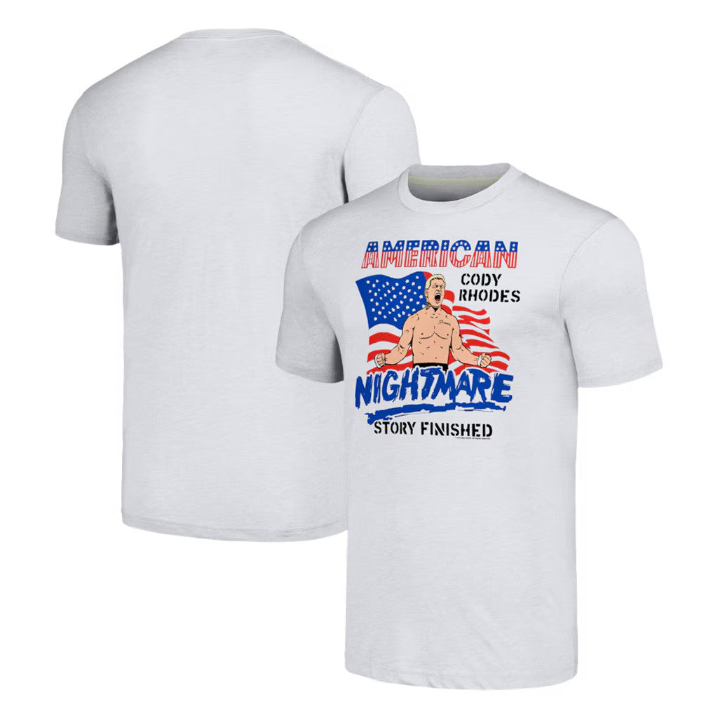 Cody Rhodes Merch Mens Homage Ash Cody Rhodes American Nightmare Story Finished T-Shirt Cody Rhodes Merch Mens Homage Ash Cody Rhodes American Nightmare Story Finished T-Shirt