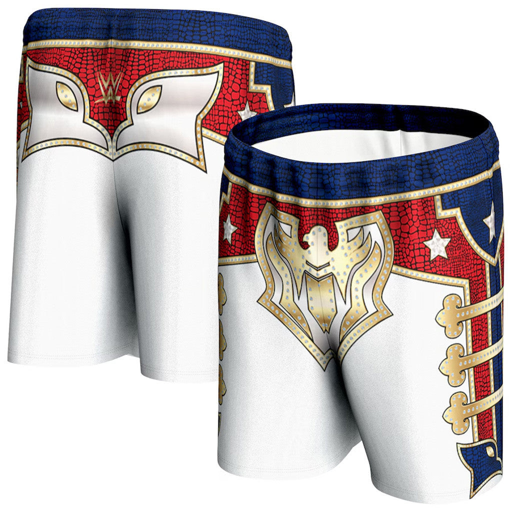 Cody Rhodes Merch Men's ProSphere White Cody Rhodes WrestleMania 40 Entrance Shorts