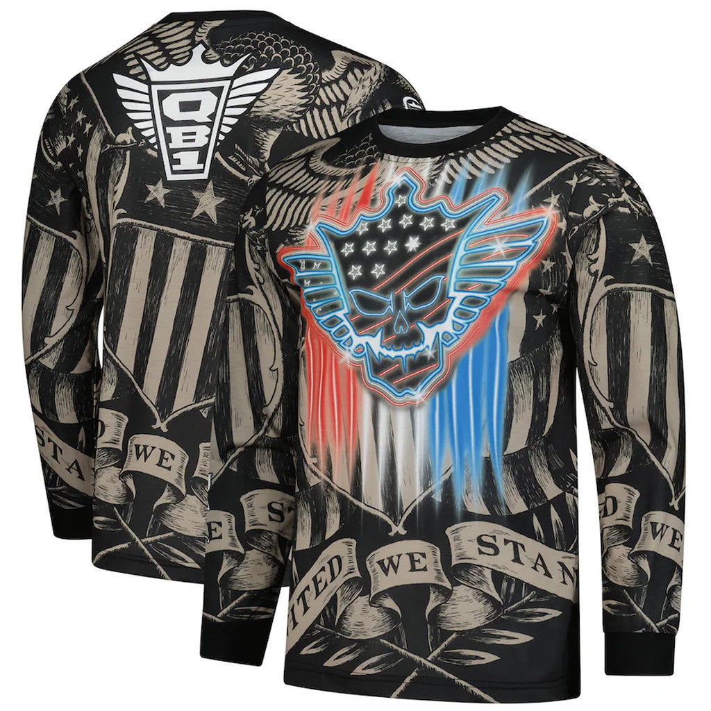 Cody Rhodes Merch Mens WWE Authentic Black Cody Rhodes Neon Stained Ink Long Sleeve T-Shirt Cody Rhodes Merch Mens WWE Authentic Black Cody Rhodes Neon Stained Ink Long Sleeve T-Shirt