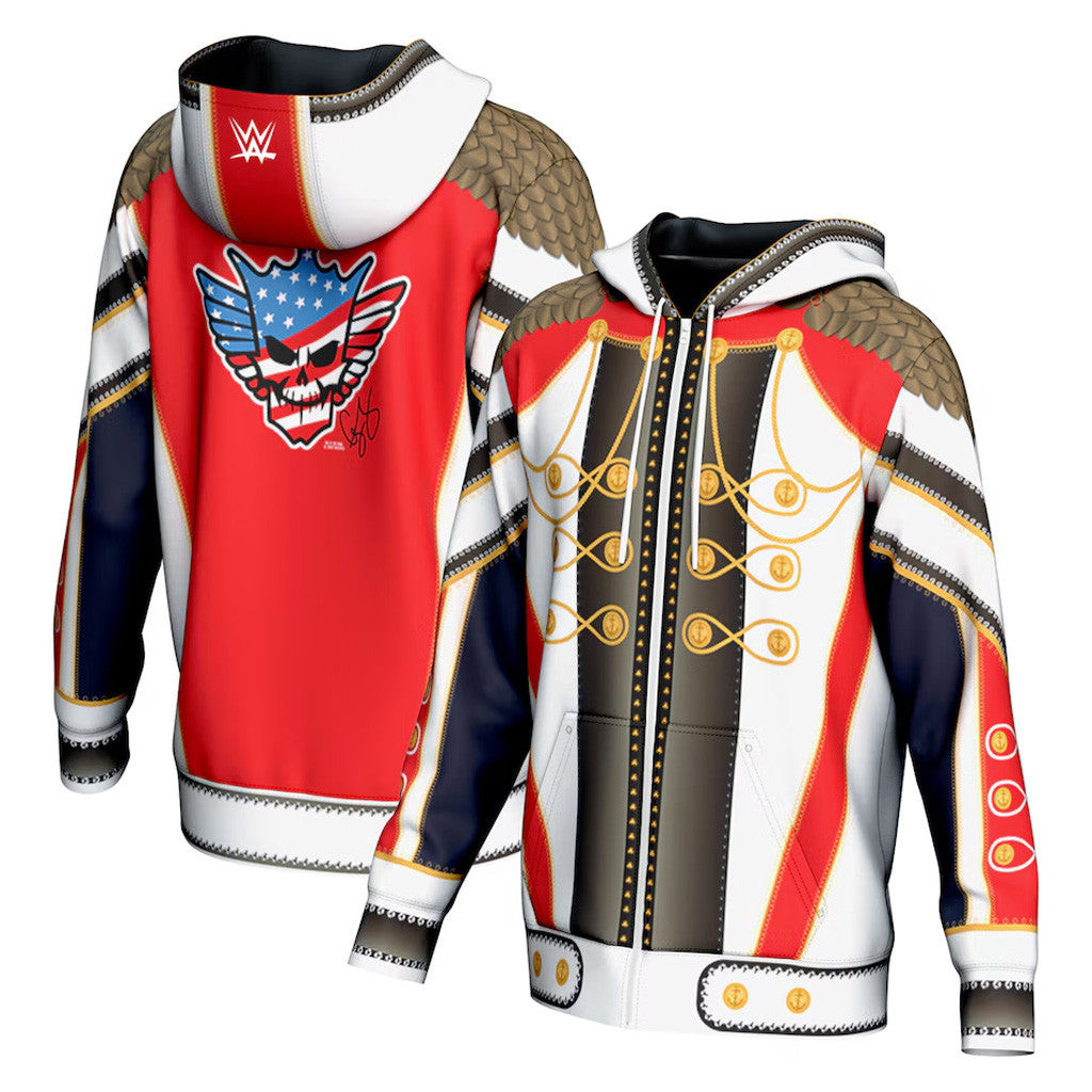 Cody Rhodes Merch ProSphere White Cody Rhodes Entrance Zip Hoodie Gifts For Boyfriend Cody Rhodes Merch ProSphere White Cody Rhodes Entrance Zip Hoodie Gifts For Boyfriend