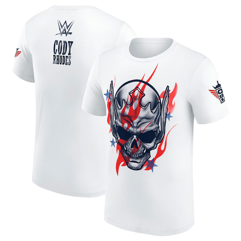 Cody Rhodes Merch White Cody Rhodes Stars And Stripes Nightmare T-Shirt Gifts For Him Cody Rhodes Merch White Cody Rhodes Stars And Stripes Nightmare T-Shirt Gifts For Him