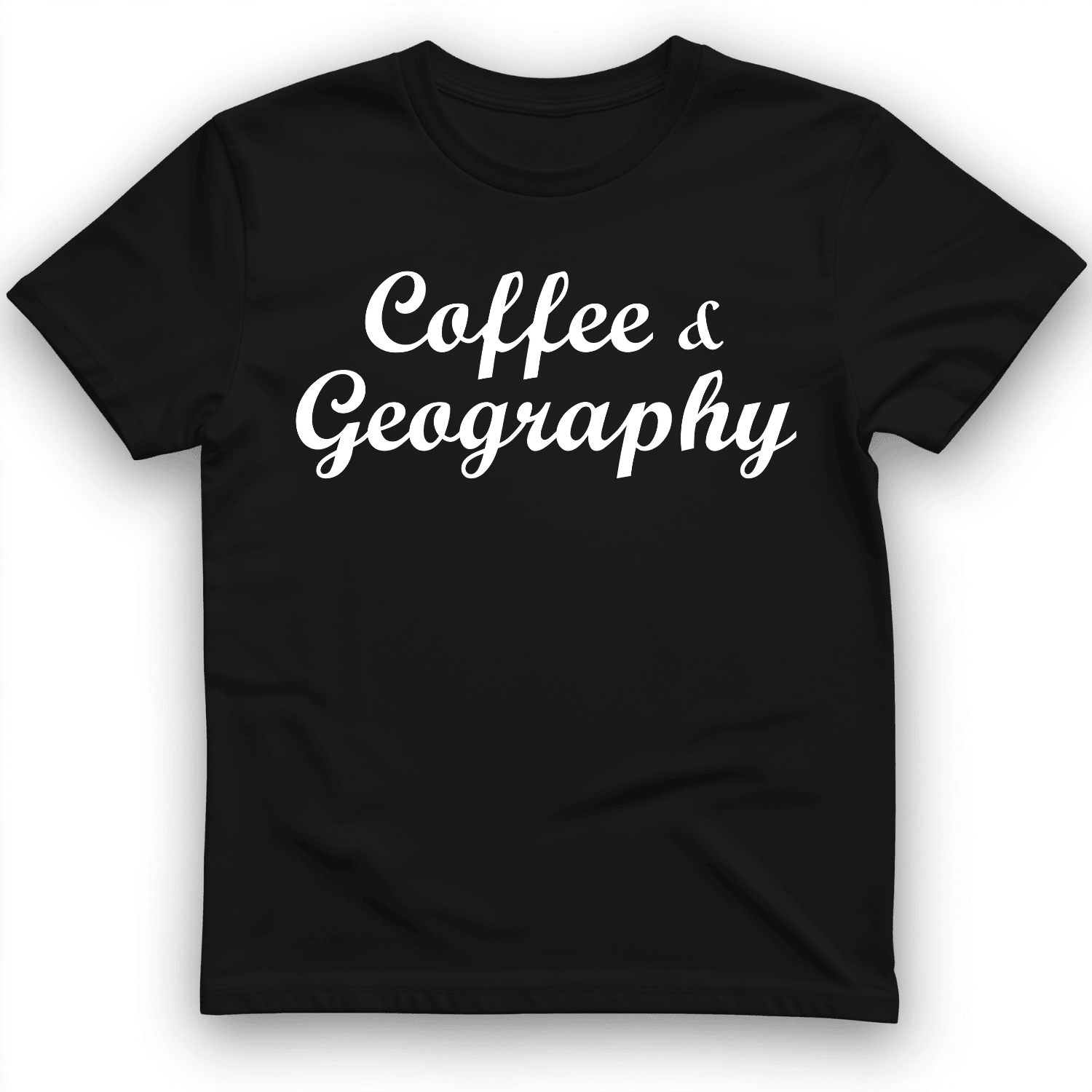 Coffee And Geography T-Shirt Trendy Clothes Casual Wear Gifts Ideas For Best Friends