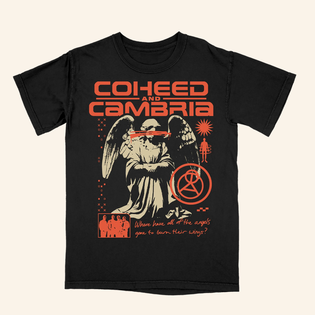 Coheed And Cambria Merch Angels Gone T-Shirt Birthday Gift Ideas For Him