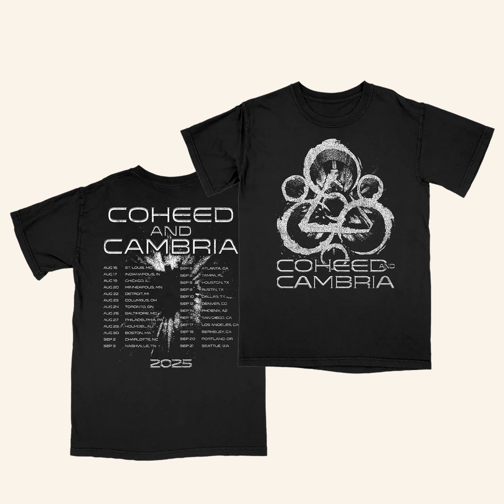 Coheed And Cambria Merch Stone Keywork Fall Tour T-Shirt Gifts For Father