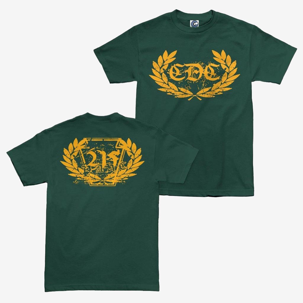 Cold Cuts Merch Cdc Crest Green T-Shirt Cyborg Death Cam Shirt Music Clothes Gifts