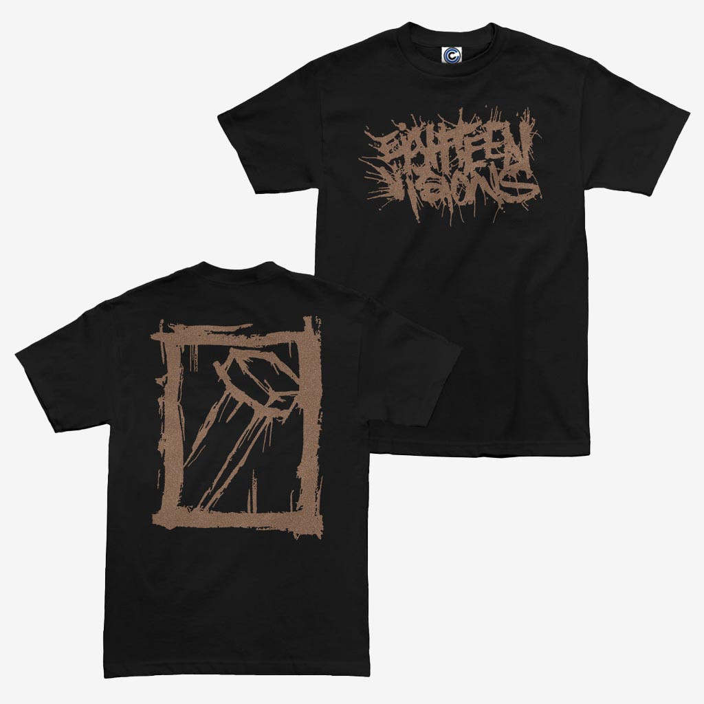 Cold Cuts Merch Eighteen Visions Inverted Splatter T-Shirt Fan Gear Eighteen Visions Lover Gift