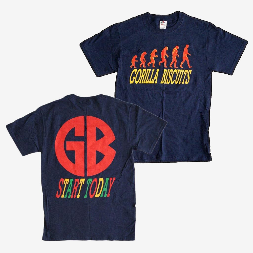Cold Cuts Merch Gorilla Biscuits Start Today T-Shirt 1989 Album Tee Gifts For Gorilla Biscuits Fans
