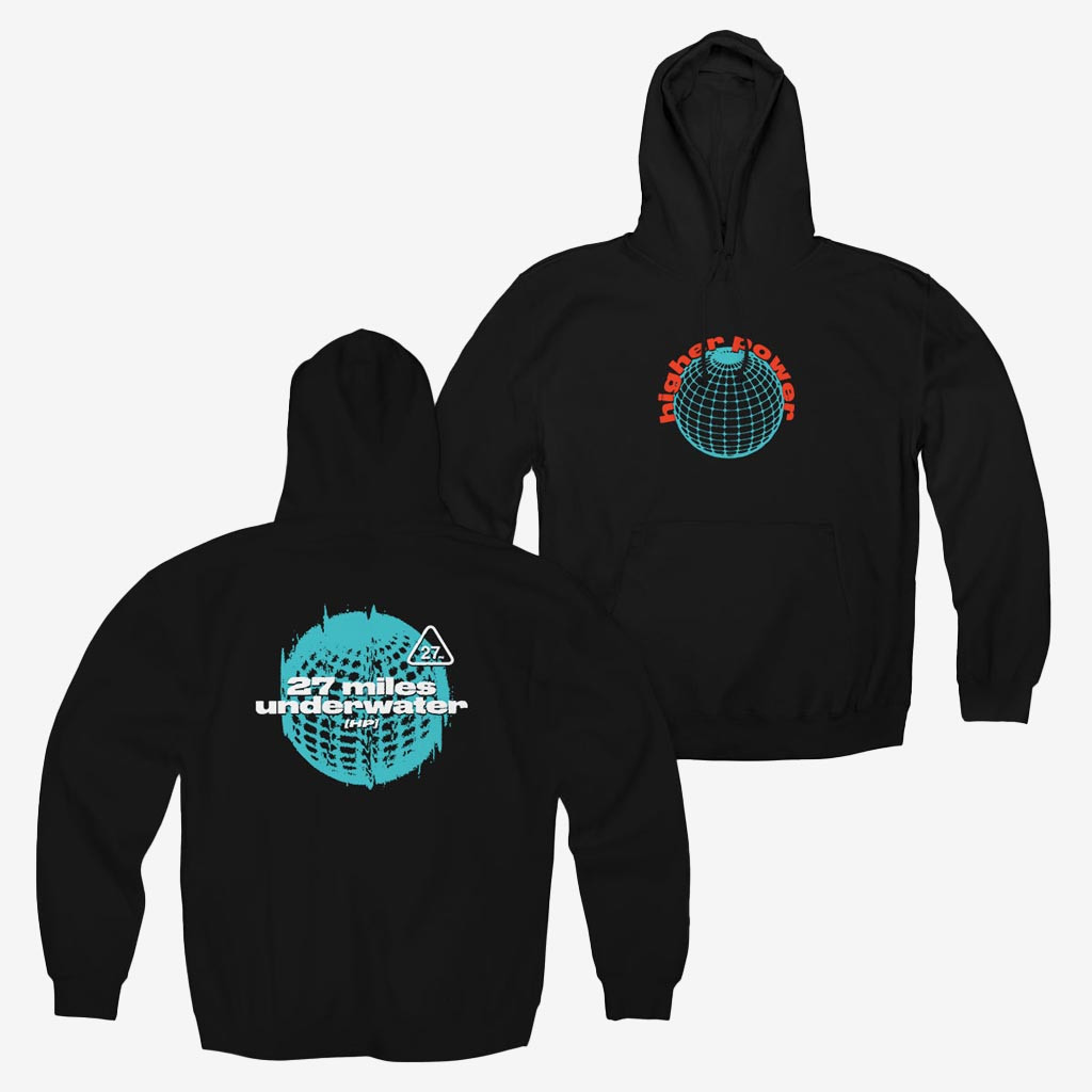 Cold Cuts Merch Higher Power Globe Hoodie 27 Miles Under Water Hoodie Unique Gifts For Men