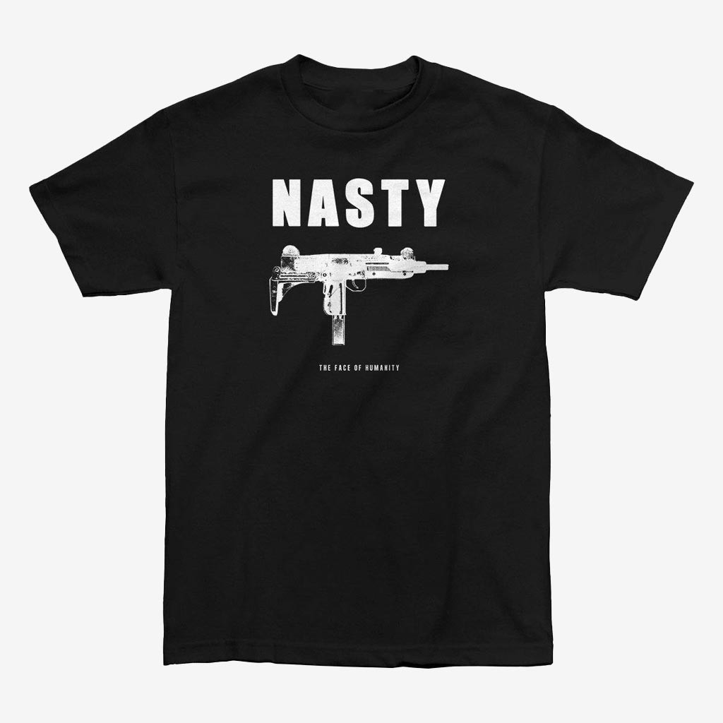 Cold Cuts Merch Nasty Uzi T-Shirt The Face Of Humanity Shirt Gift For Nasty Lovers