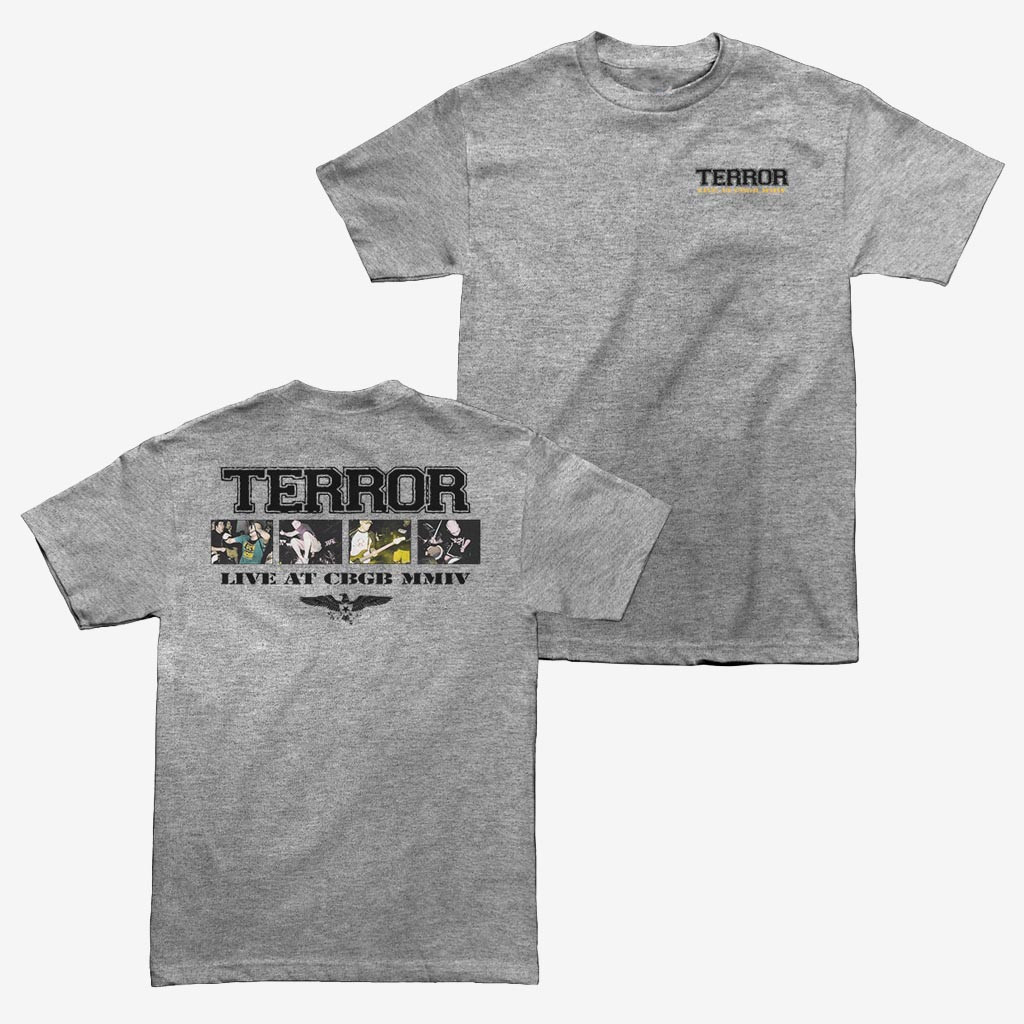 Cold Cuts Merch Terror Live At Cbgb T-Shirt Terror Clothing Line Best Gifts For Fans