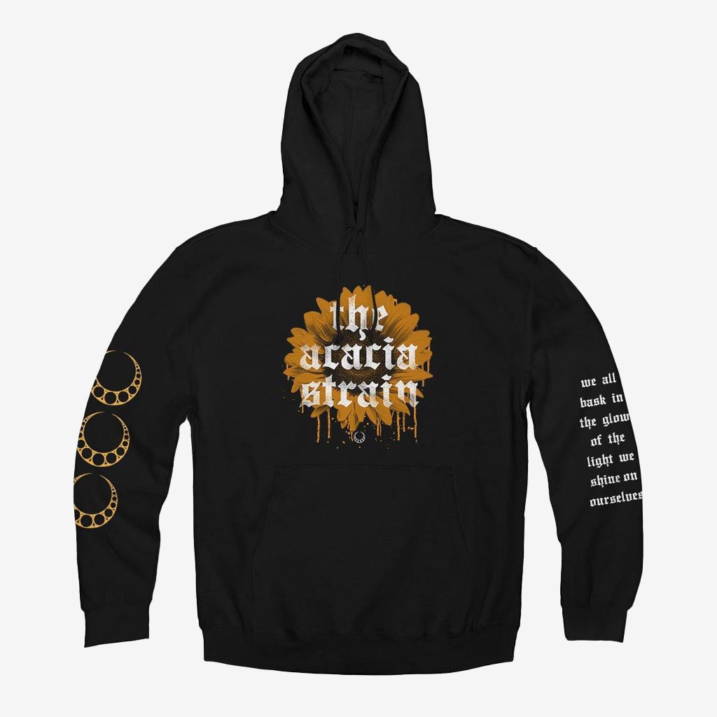 Cold Cuts Merch The Acacia Strain Sunflower Lyrics Hoodie The Acacia Strain Hooded Sweatshirt