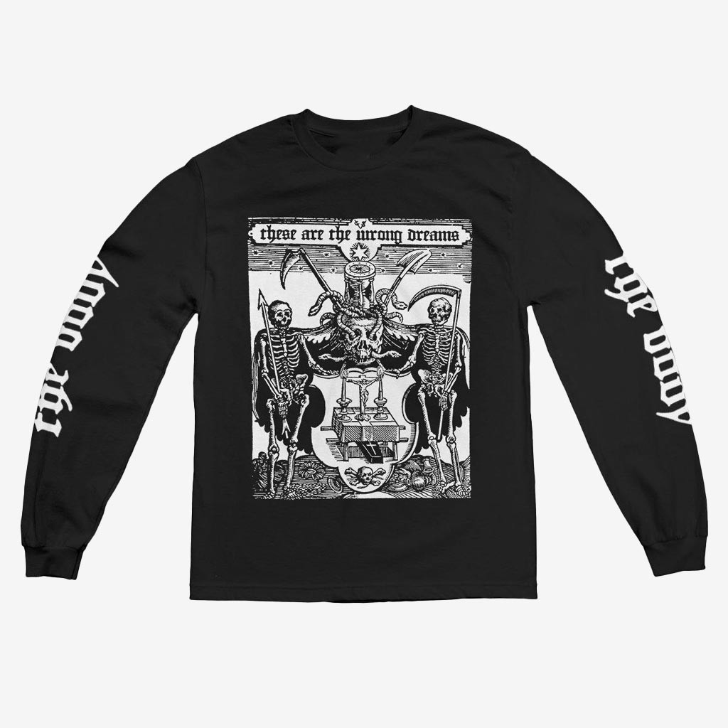 Cold Cuts Merch The Body Altar Long Sleeve Shirt There Are The Wrong Dreams The Body Apparel
