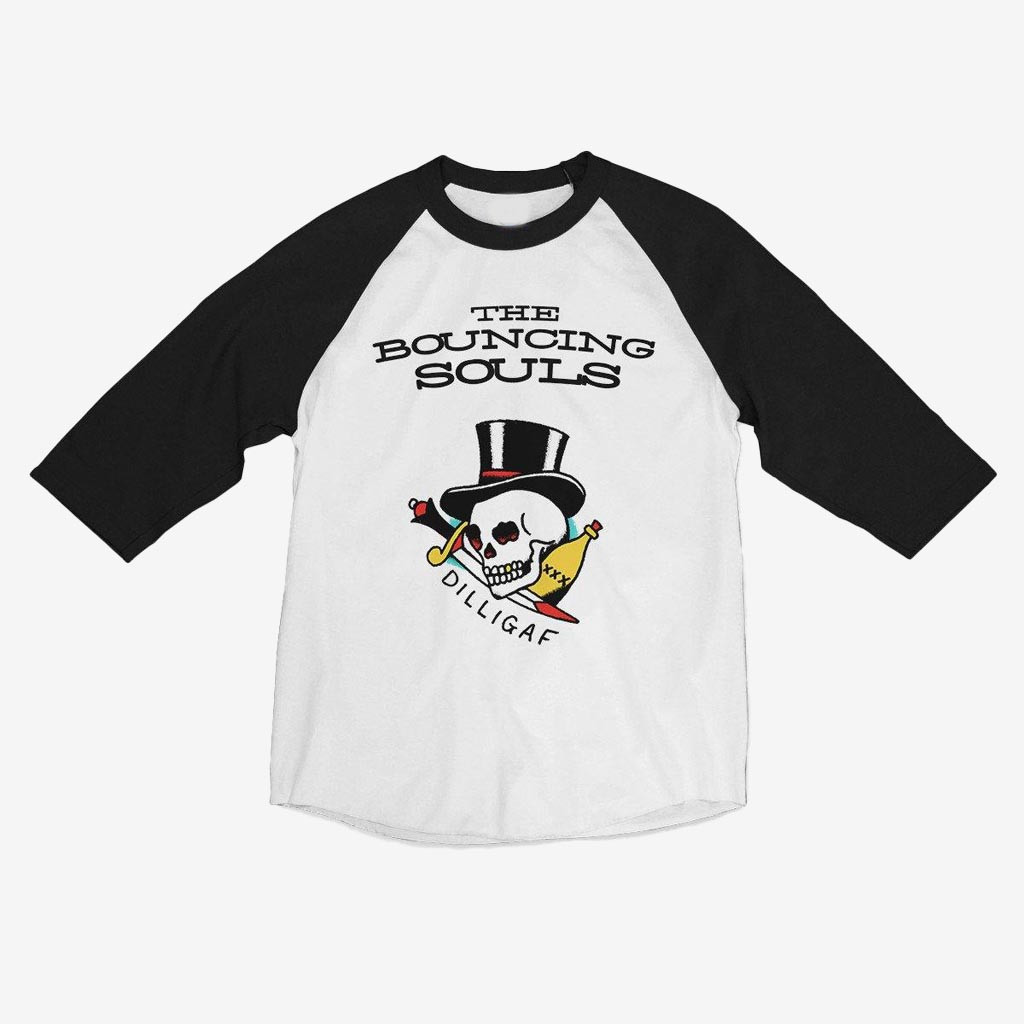 Cold Cuts Merch The Bouncing Souls Dilligaf Baseball T-Shirt Unique Clothes Gifts For Him