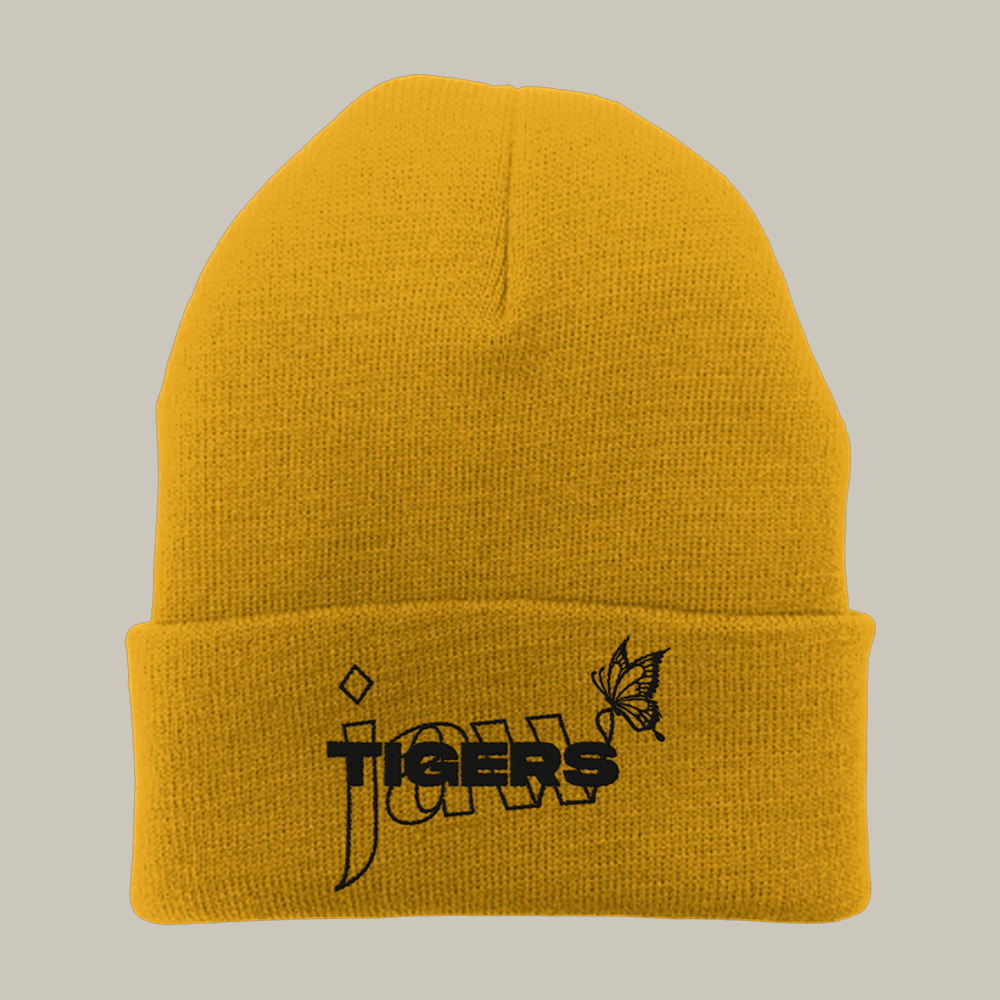Cold Cuts Merch Tigers Jaw Overlap Gold Beanie Music Merch Cool Gift For Fans