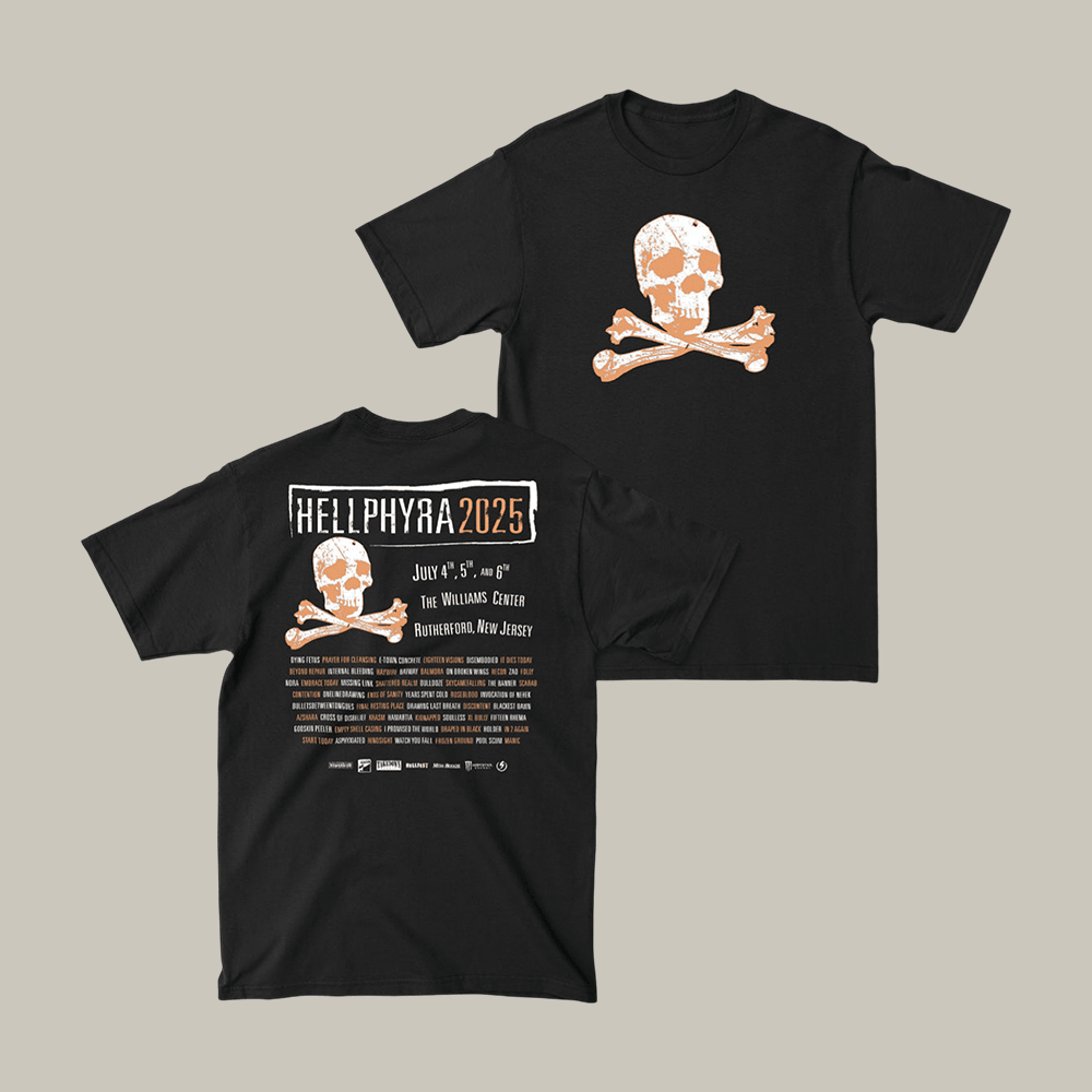 Cold Cuts Music Merch Hellphyra Skull T-Shirt Music Festival Shirt Fan Gift