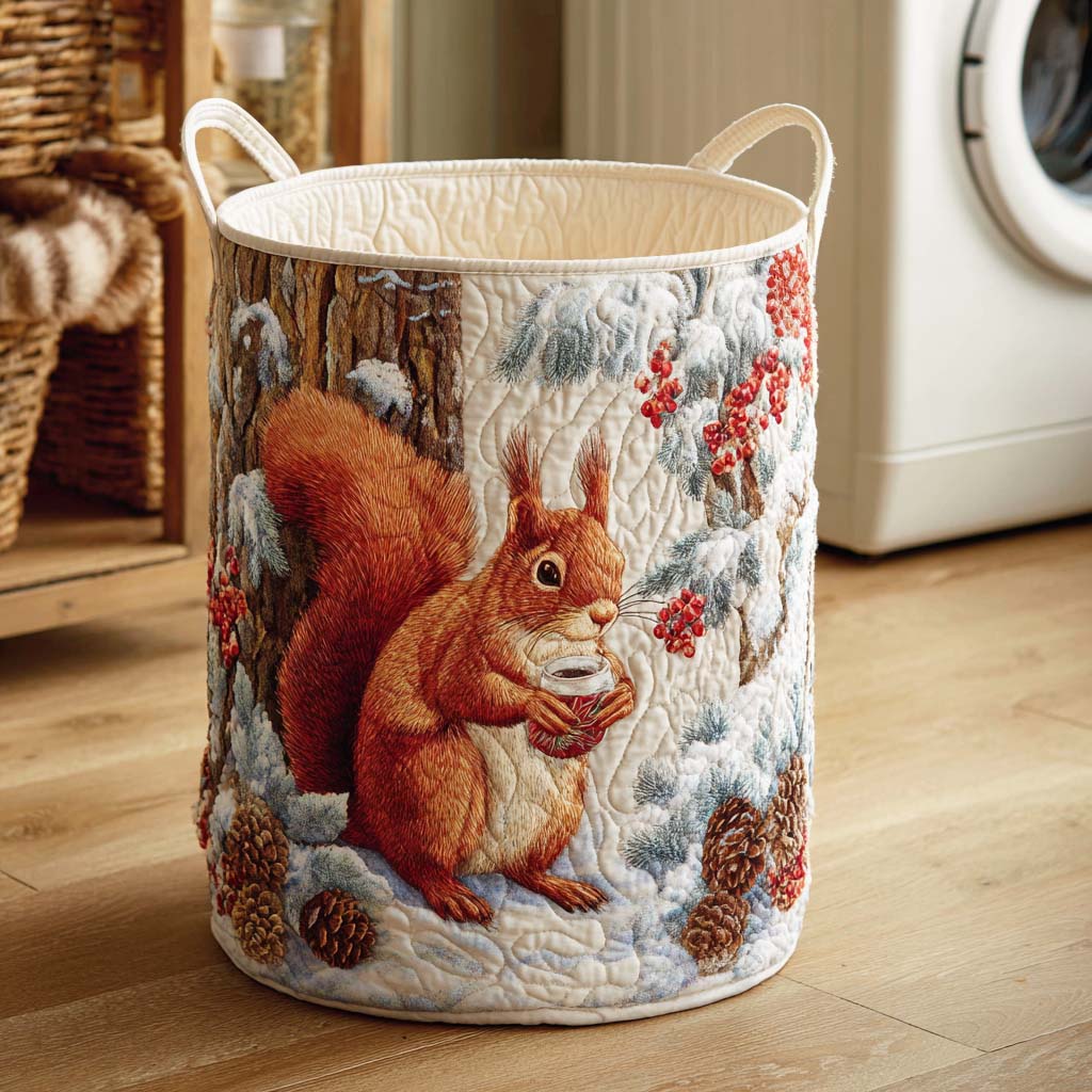 Cold Summit Quilted Laundry Basket Gift To Brighten Their Day