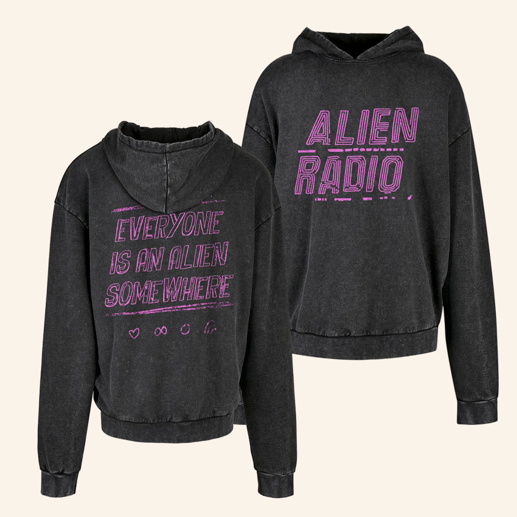 Coldplay Merch Alien Radio Music Of The Spheres World Tour 2025 Wash Hoodie Gifts For Fans Coldplay Merch Alien Radio Music Of The Spheres World Tour 2025 Wash Hoodie Gifts For Fans