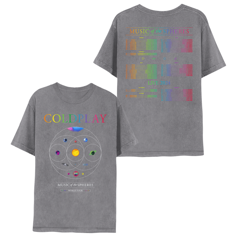 Coldplay Music Of The Spheres World Tour 2024 Shirt Must Have Band Gift For Fans This Year Coldplay Music Of The Spheres World Tour 2024 Shirt Must Have Band Gift For Fans This Year