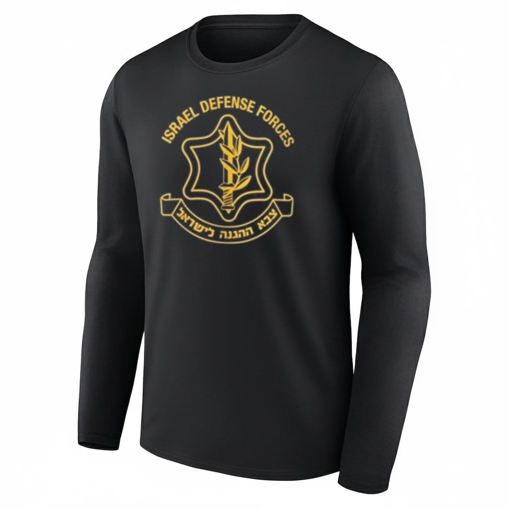 Cole Allen Israel Defense Forces Long Sleeve Shirt Zahal Emblem Clothing Gift For Dad