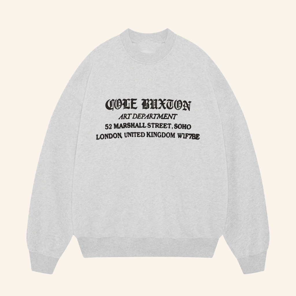 Cole Buxton Merch Art Department Sweatshirt Christmas Gift Ideas For Sister