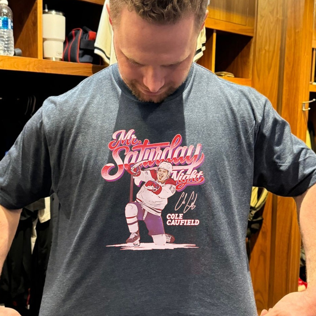 Cole Caufield Montreal Canadiens Mr Saturday Night T-Shirt Great Gifts For Hockey Fans