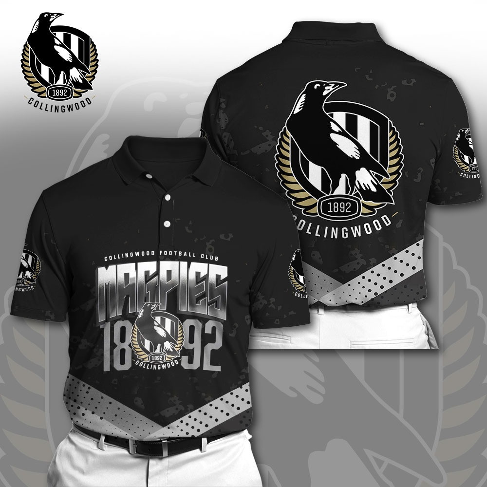Collingwood Football Club FC 3D Polo Shirt Presents For Football Fans