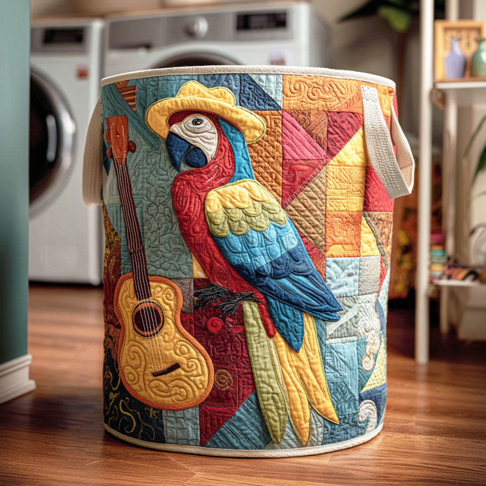 Color Flight Quilted Laundry Basket Valentine' Day Merch Gift