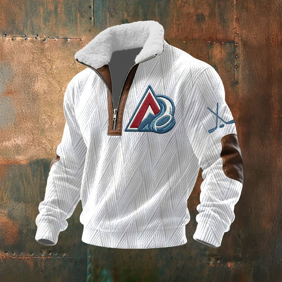 Colorado Avalanche Hockey Team Stand Up Collar Sweatshirt 2026 Winter Olympics Ice Hockey Apparel