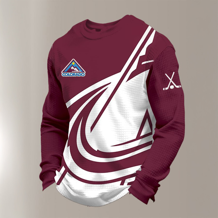 Colorado Avalanche Ice Hockey 2026 Long Sleeve Shirt Game Day Clothing Hockey Gear