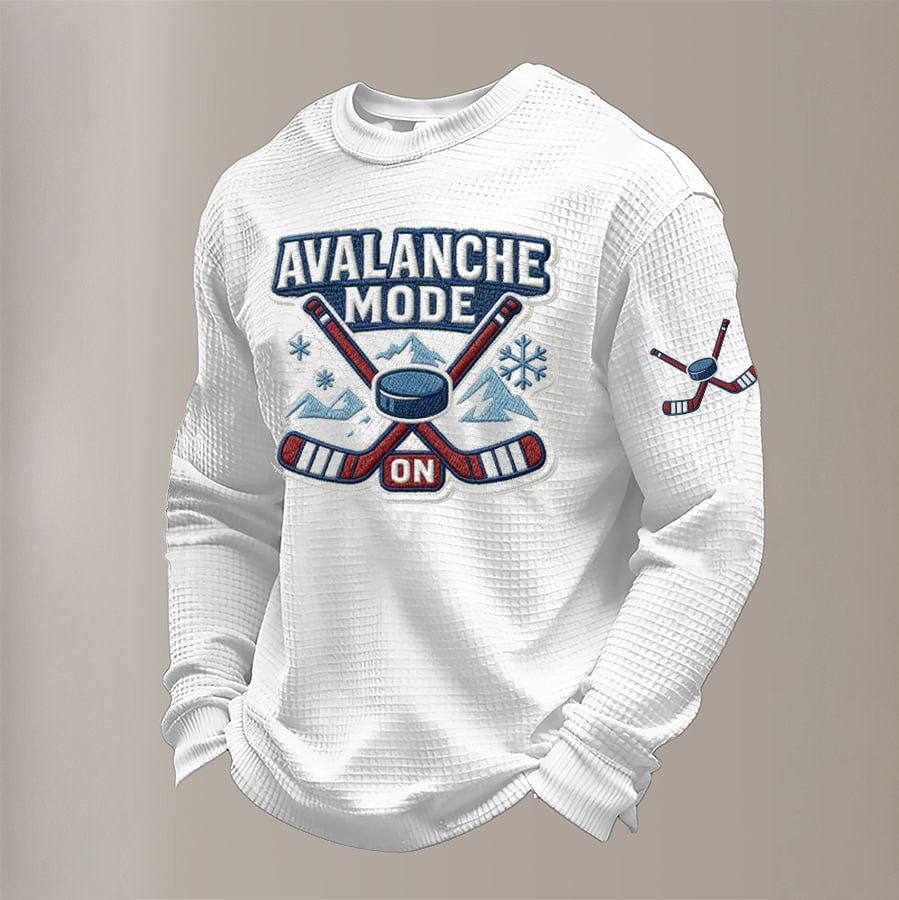 Colorado Avalanche Ice Hockey Long Sleeve Shirt Game Day Clothing Gift For Husband