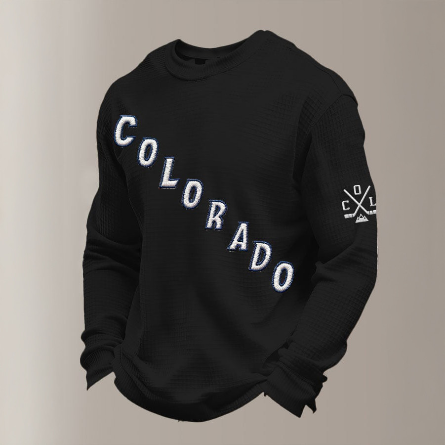 Colorado Avalanche Ice Hockey Long Sleeve Shirt Hockey Apparel Game Day Gear For Him