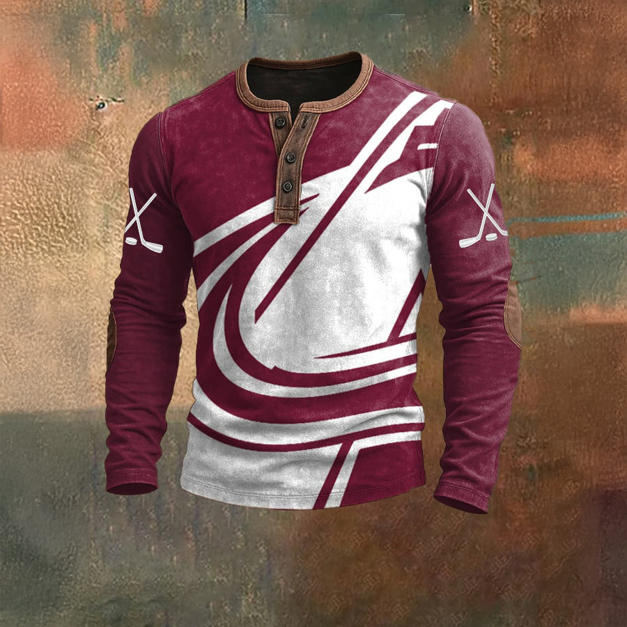 Colorado Avalanche Ice Hockey Team Button Long Sleeve Shirt Hockey Apparel Best Gift Idea