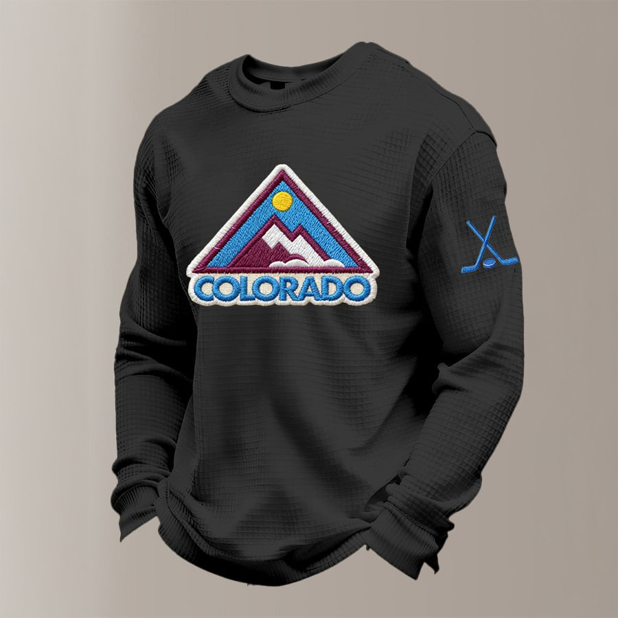 Colorado Avalanche Ice Hockey Team Long Sleeve Shirt Hockey Apparel Fans Gift For Him