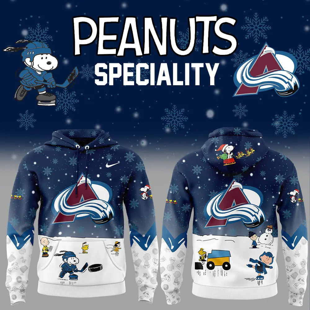 Colorado Avalanche Peanuts Hockey Shirt Snoopy Night Hockey Hoodie Father Daughter Presents