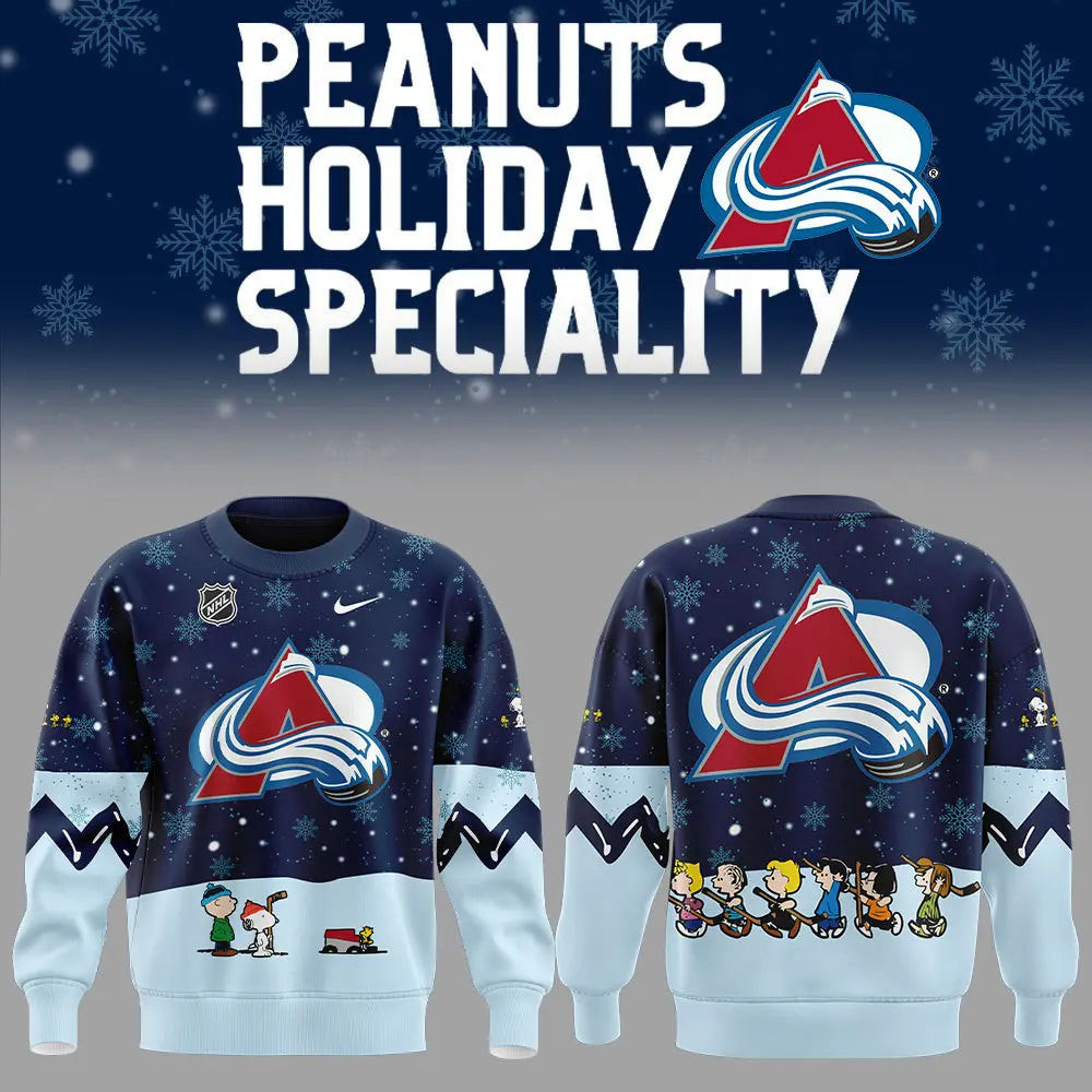 Colorado Avalanche Peanuts Hockey Shirt Snoopy Night Hockey Sweatshirt Son In Law Presents