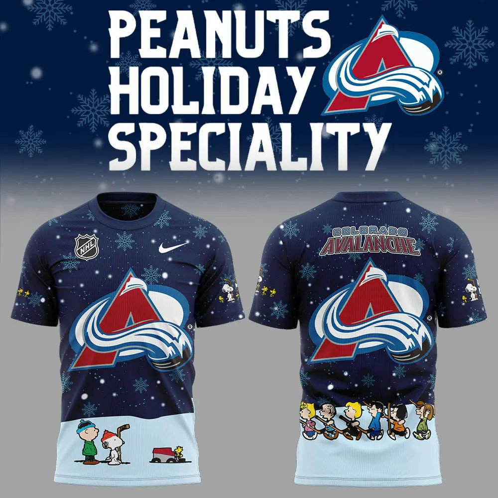 Colorado Avalanche Peanuts Hockey Shirt Snoopy Night Hockey T-Shirt Best Gifts For Mom