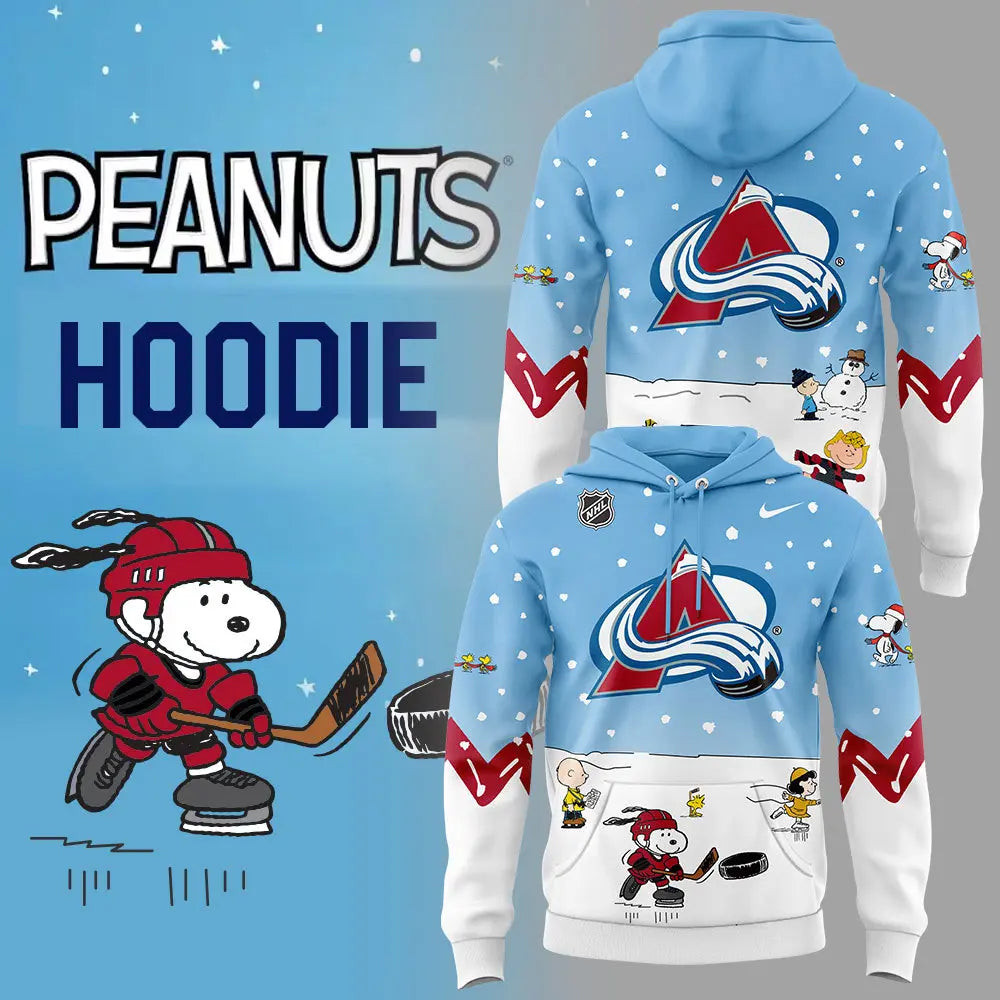 Colorado Avalanche Peanuts Hookey Shirt Snoopy Night Hockey Hoodie Gifts For Men