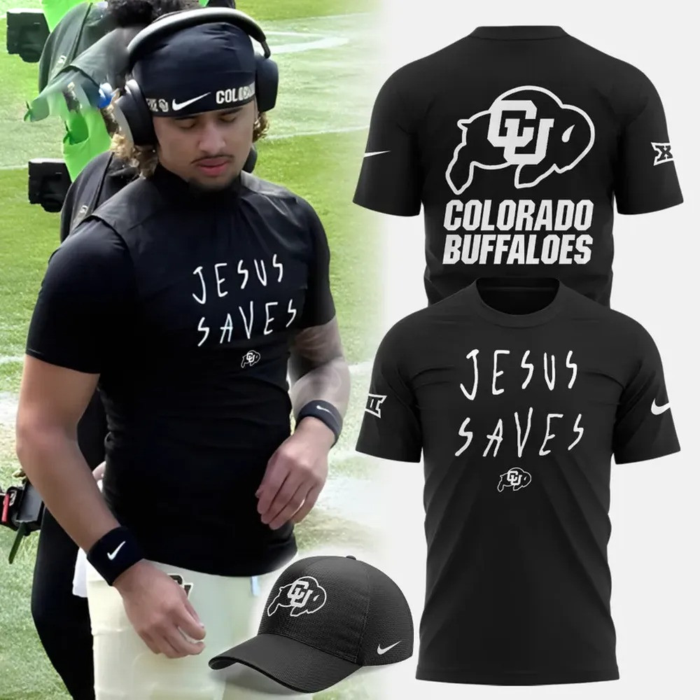 Colorado Buffaloes Jesus Saves Black Nike T-Shirt Unique Gifts For Husband