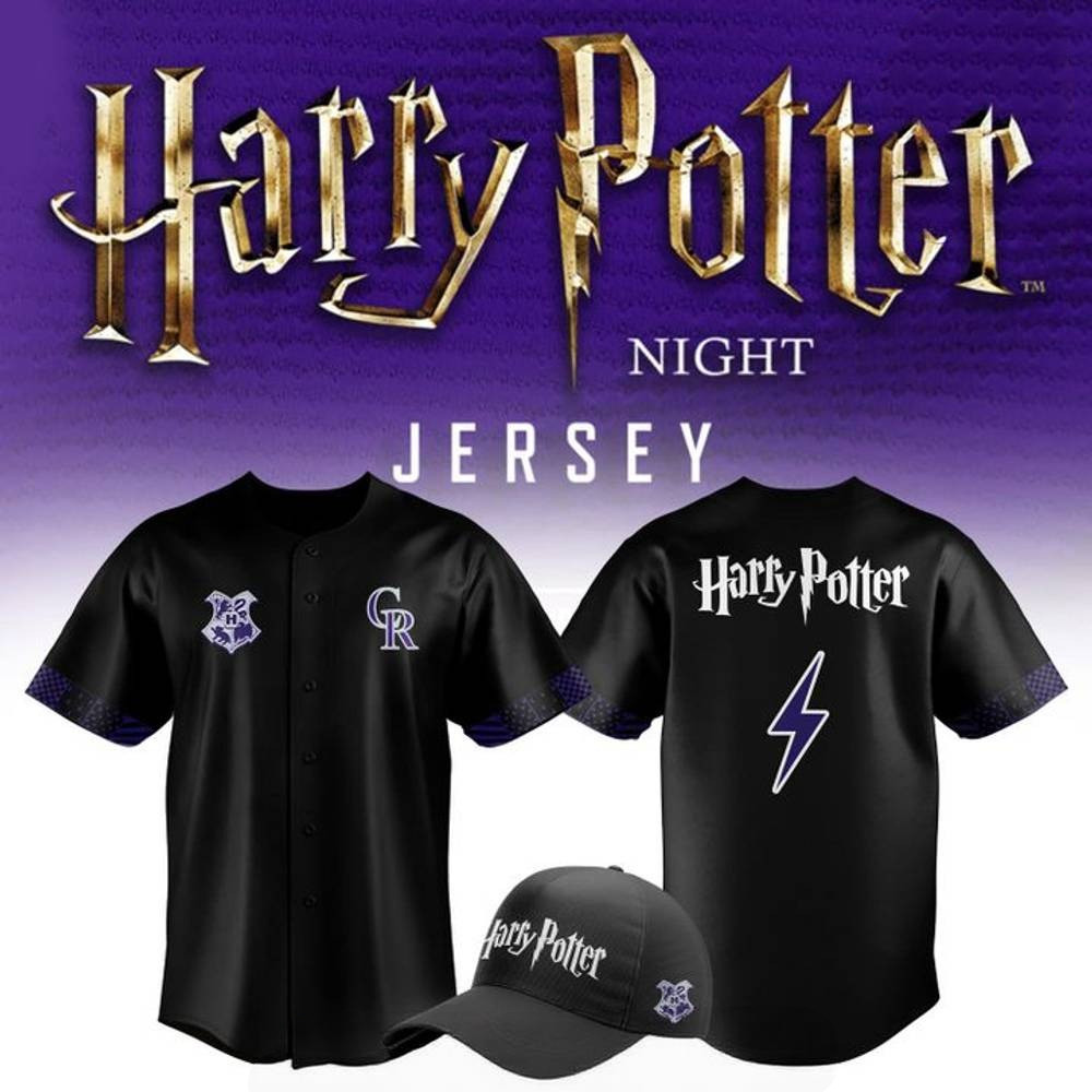 Colorado Rockies Harry Potter Night 2025 Baseball Jersey Best Gifts For Baseball Fans