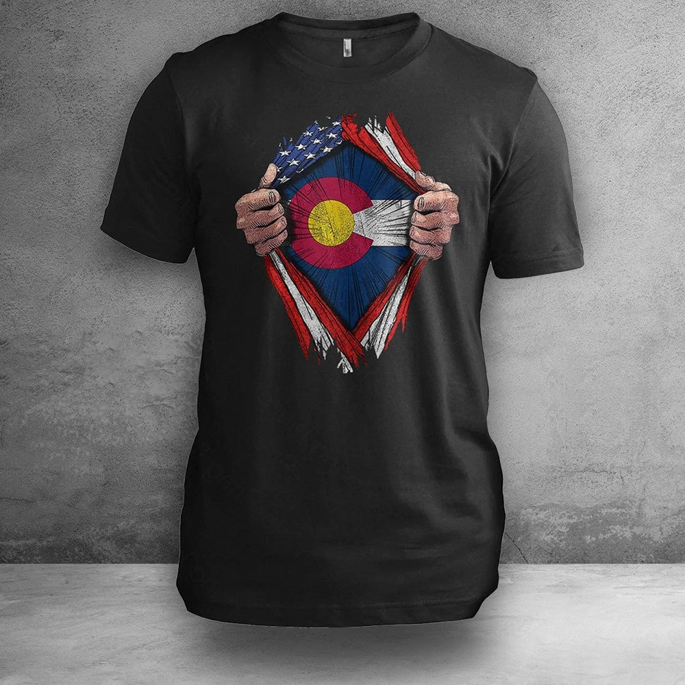 Colorado Super Patriot Colorado T-Shirt Patriotic Tee Shirts Good Gifts For Uncles Colorado Super Patriot Colorado T-Shirt Patriotic Tee Shirts Good Gifts For Uncles