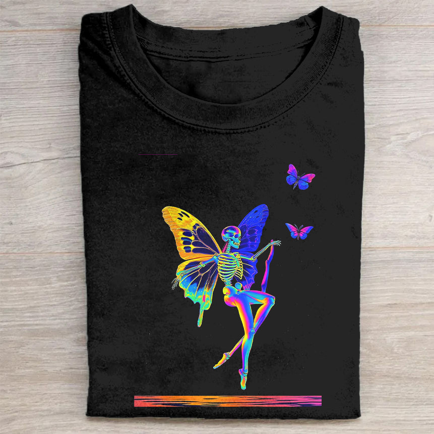 Colorful Butterfly Graphic T-Shirt Nature Lovers Merch Best Gift For Casual Wear