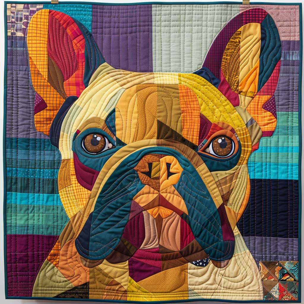 Colorful French Bulldog Quilt Blanket Large Sofa Throws Birthday Presents For Mum