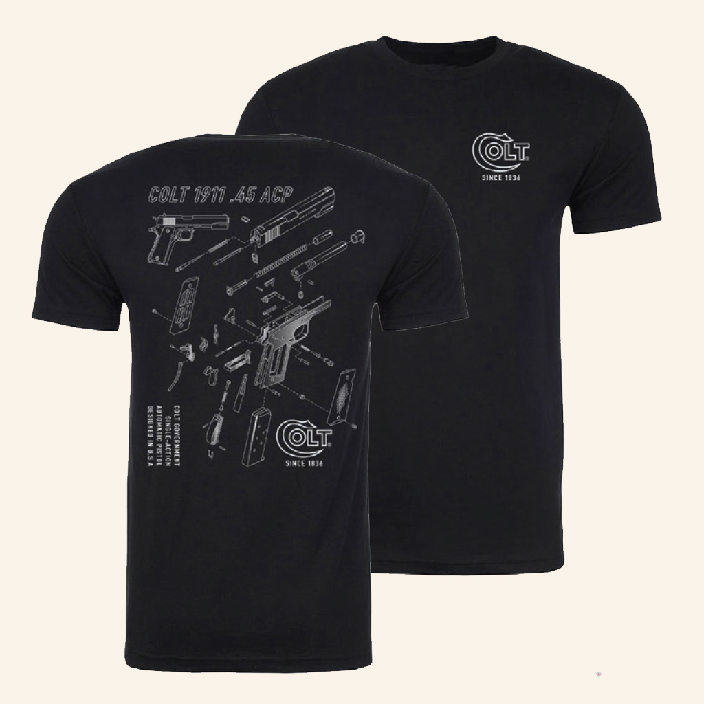 Colt Merch Colt 1911 T-Shirt Birthday Gift Ideas For Husband