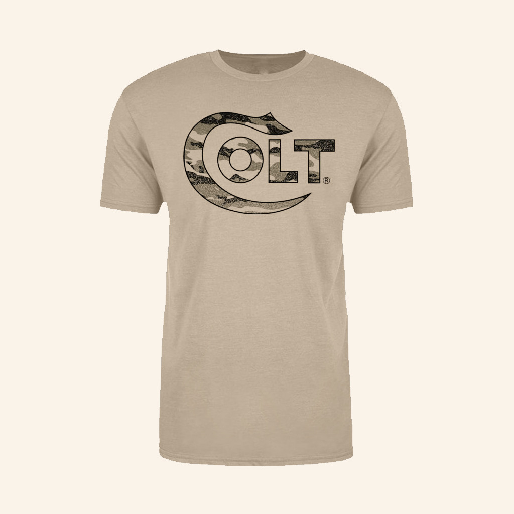 Colt Merch Elite Emblem Camo T-Shirt Gift Ideas For Best Friend