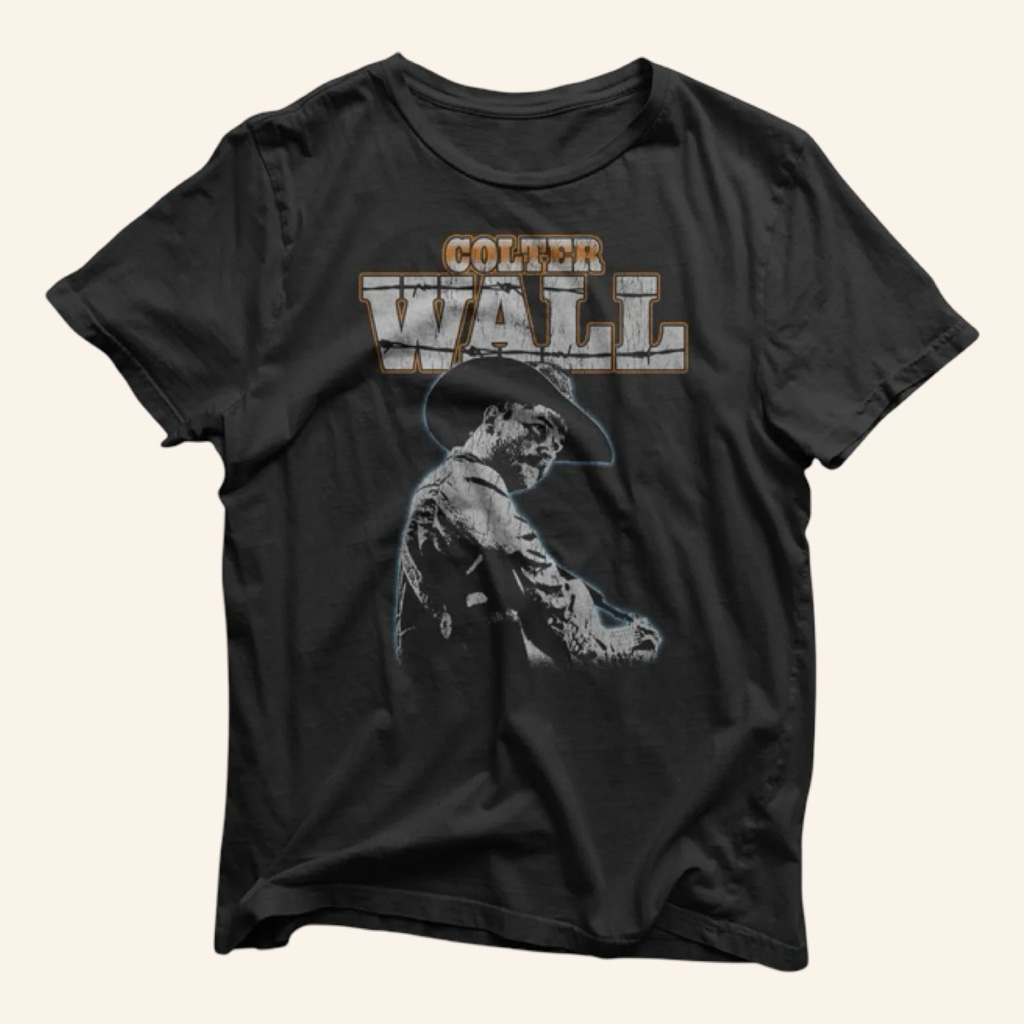 Colter Wall Merch Colter Wall Barbed Wire T-Shirt Christmas Gifts For Dad Colter Wall Merch Colter Wall Barbed Wire T-Shirt Christmas Gifts For Dad