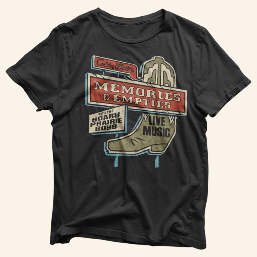 Colter Wall Merch Colter Wall Memories And Empties Boot Sign T-Shirt Gifts For Father Colter Wall Merch Colter Wall Memories And Empties Boot Sign T-Shirt Gifts For Father