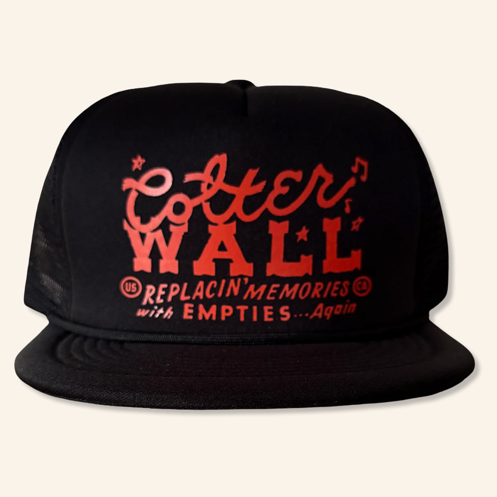 Colter Wall Merch Colter Wall Memories And Empties Foam Trucker Snapback Hat Gifts For Him Colter Wall Merch Colter Wall Memories And Empties Foam Trucker Snapback Hat Gifts For Him