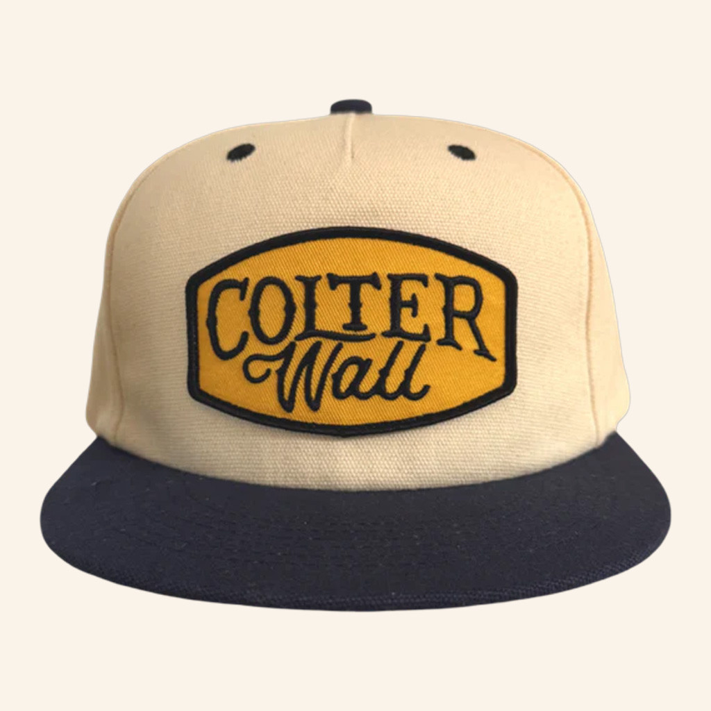 Colter Wall Merch Colter Wall Original Logo Vintage Embroidered Snapback Hat Husband Gifts Colter Wall Merch Colter Wall Original Logo Vintage Embroidered Snapback Hat Husband Gifts