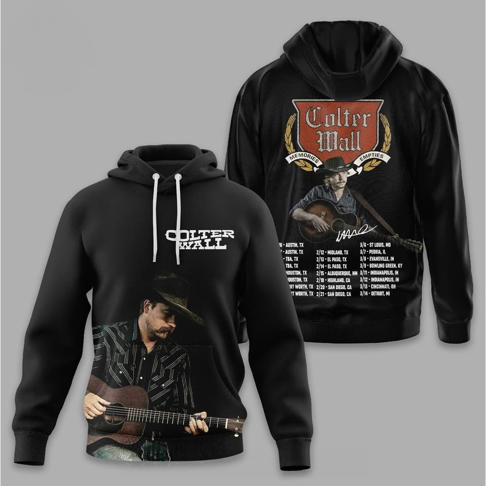 Colter Wall Tour Hoodie Colter Wall Merch Gift For Concert Lover