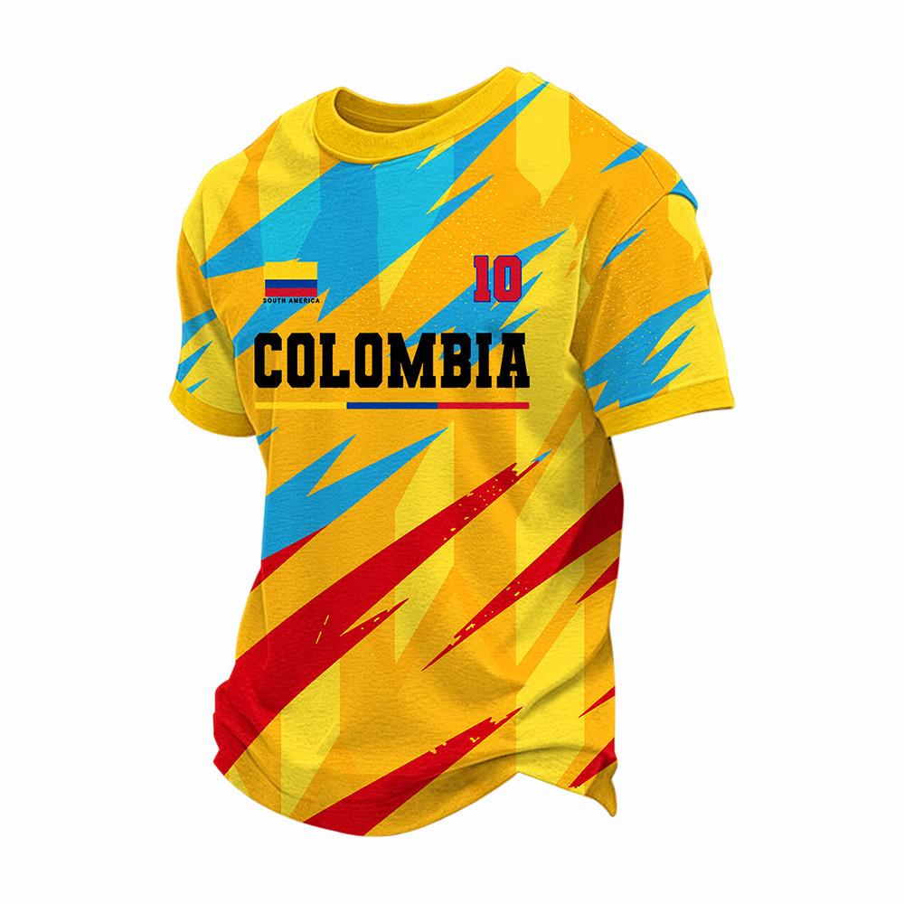Columbia 2026 FIFA World Cup 10 T-Shirt Soccer Lover Shirt Father's Day Gift Idea